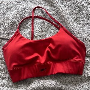 Reebok Women's Red Workout Strappy Sports Bra | Small